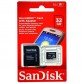 Sandisk 32GB MicroSDHC Hafıza Kartı